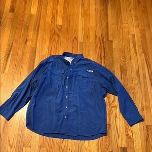 Columbia Vibrant Blue Adventure Shirt
